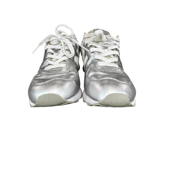 New Balance Womens Silver 574 Sneakers Size 6.5 US 37 EU - Picture 4 of 11